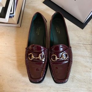 Gucci Horsebit Patent Leather Loafers